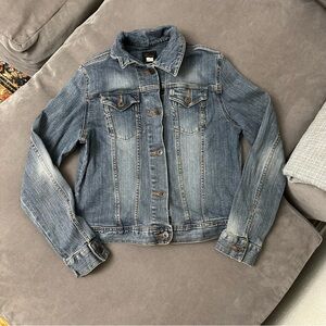 Riders Copper Collection Denim Jacket Women M Trucker Cropped Fits Small